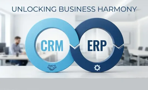 CRM and ERP dashboard for a UAE business showing sales pipeline and inventory